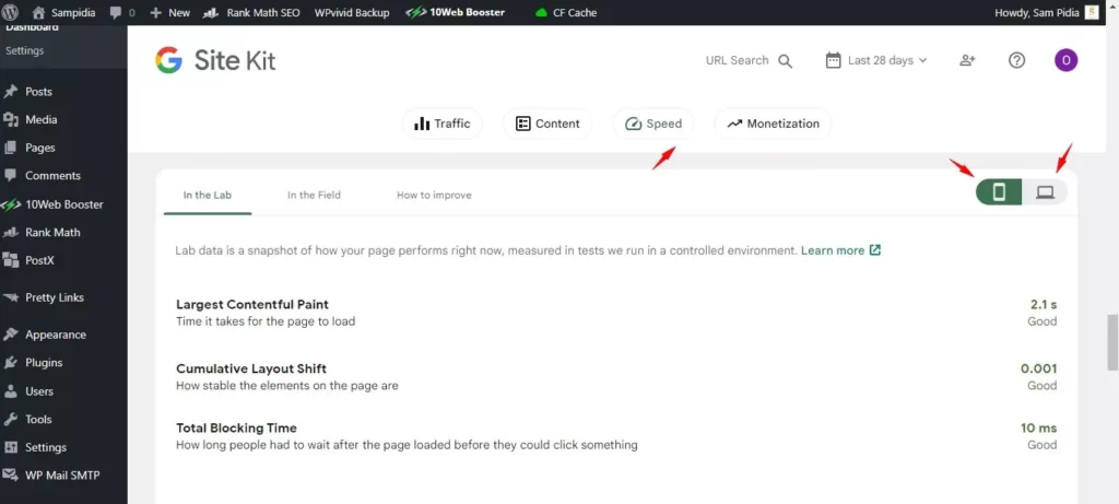 page speed seo